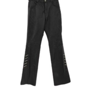 Harley Davidson black leather pants size 8